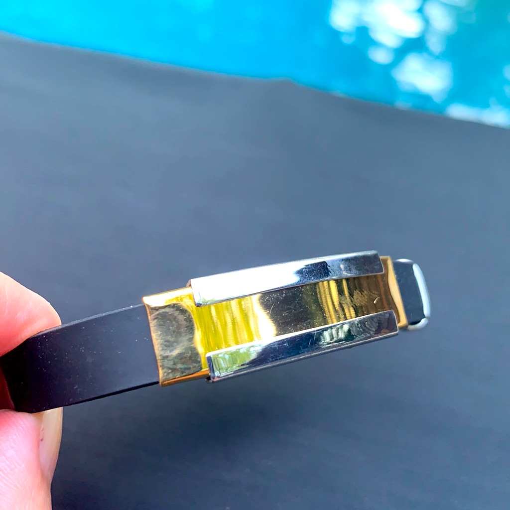 New Stainless Steel /Rubber Bracelet
